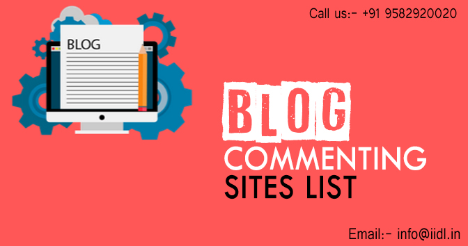 Blog commenting sites list