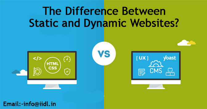 The Difference Between Static and Dynamic Websites?